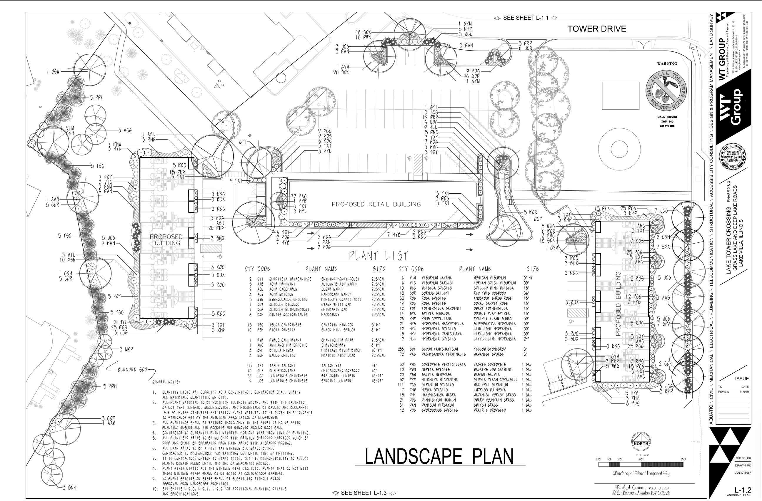 Tower Drive Development Inc.- Landscape Plans